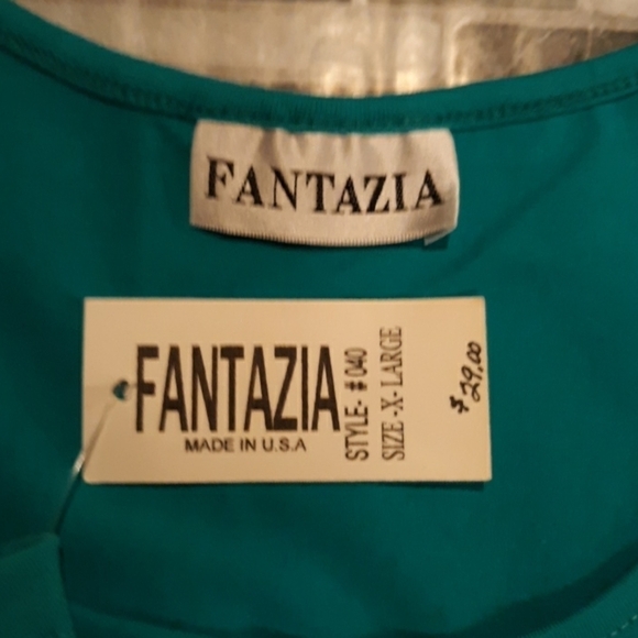 Fantazia nwt XL tank top - Picture 2 of 2